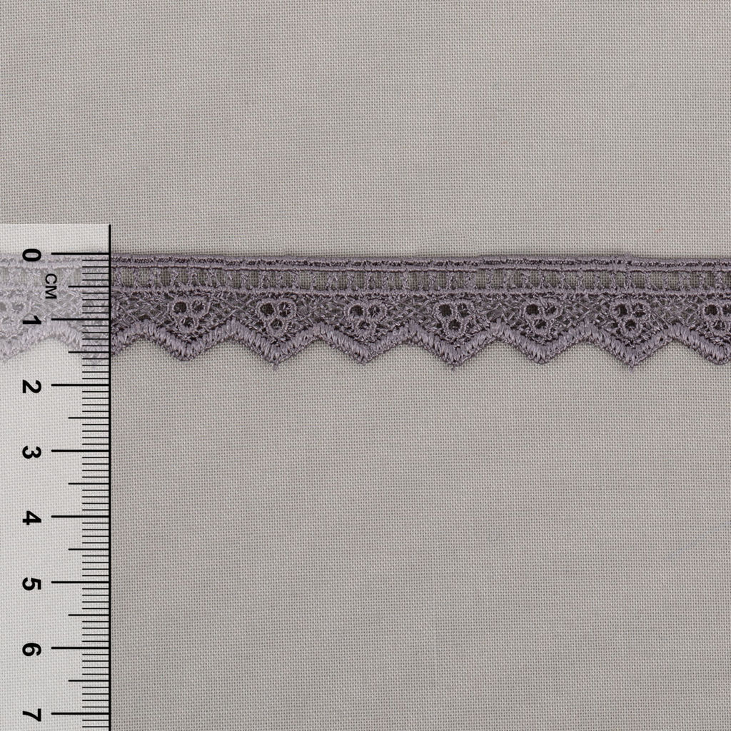 Гипюр Gamma 17 мм GGM-1701 в пакете 10 м 0.2 Турция GP007GR серый