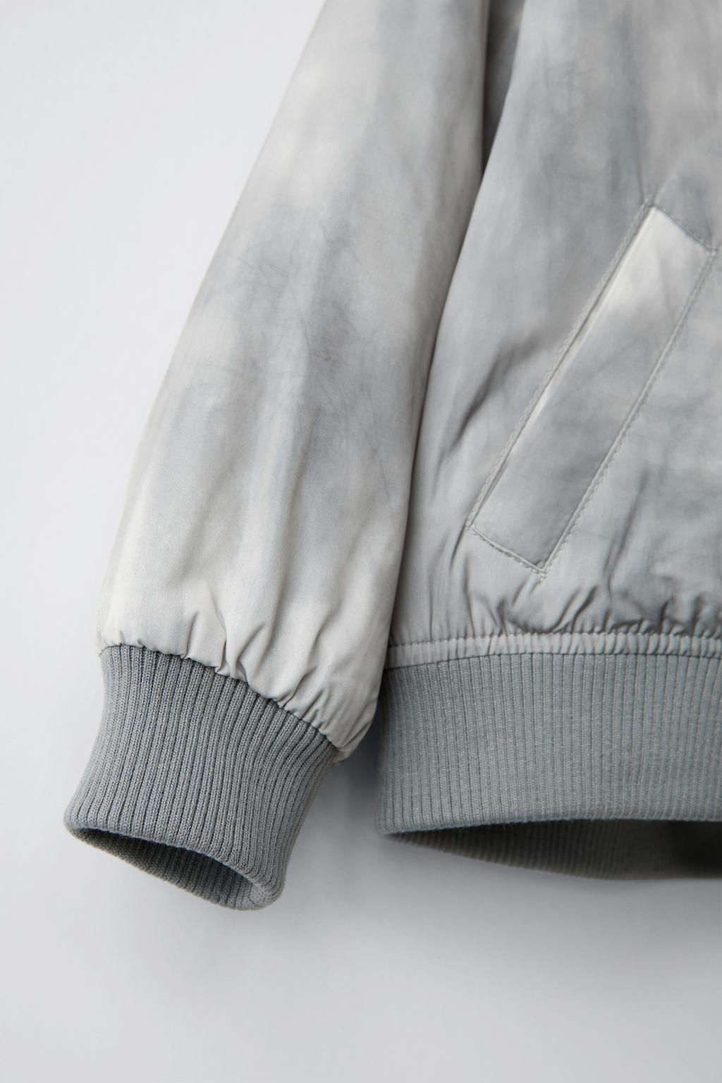 TIE-DYE NYLON BOMBER JACKET - Zara фото 4