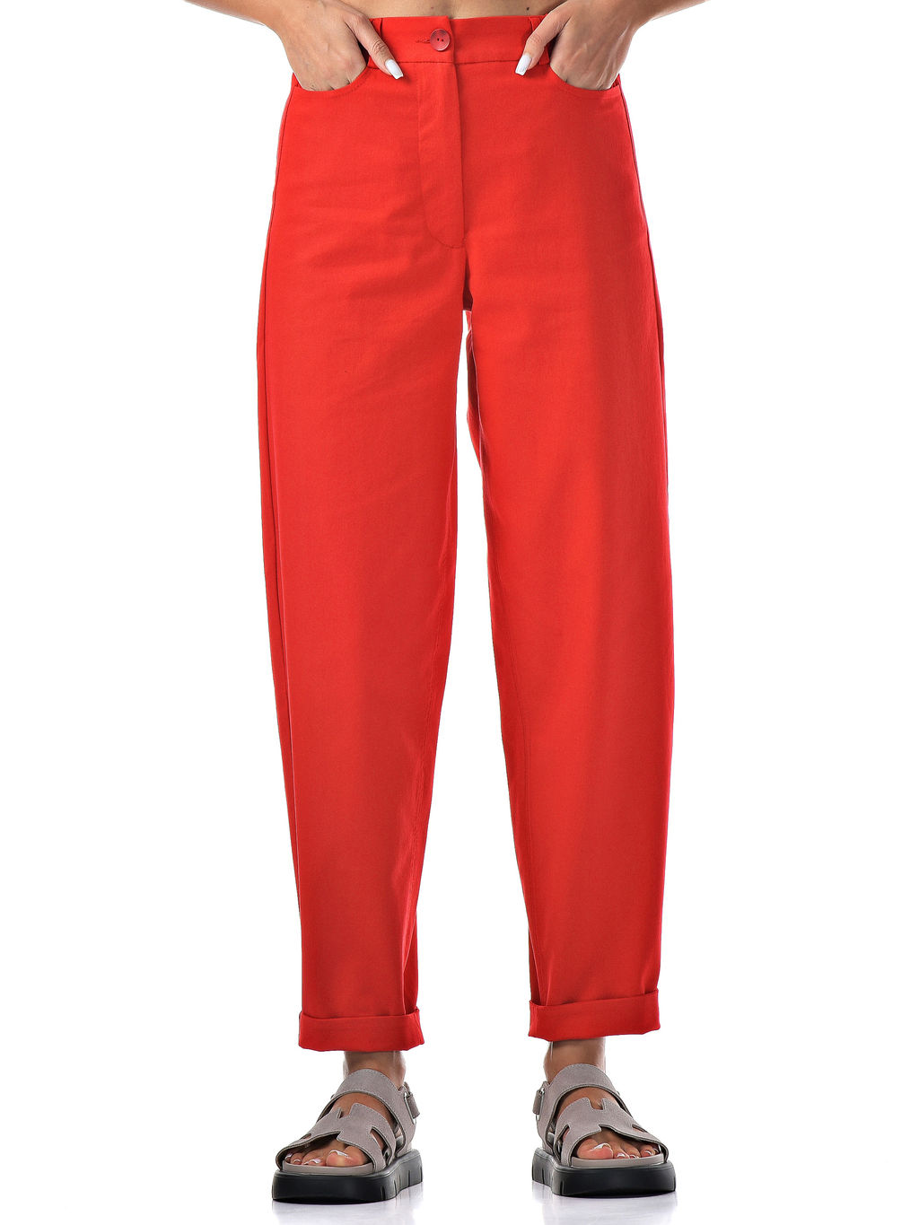 Хлопковые деним брюки - А+б коллекция фото 16