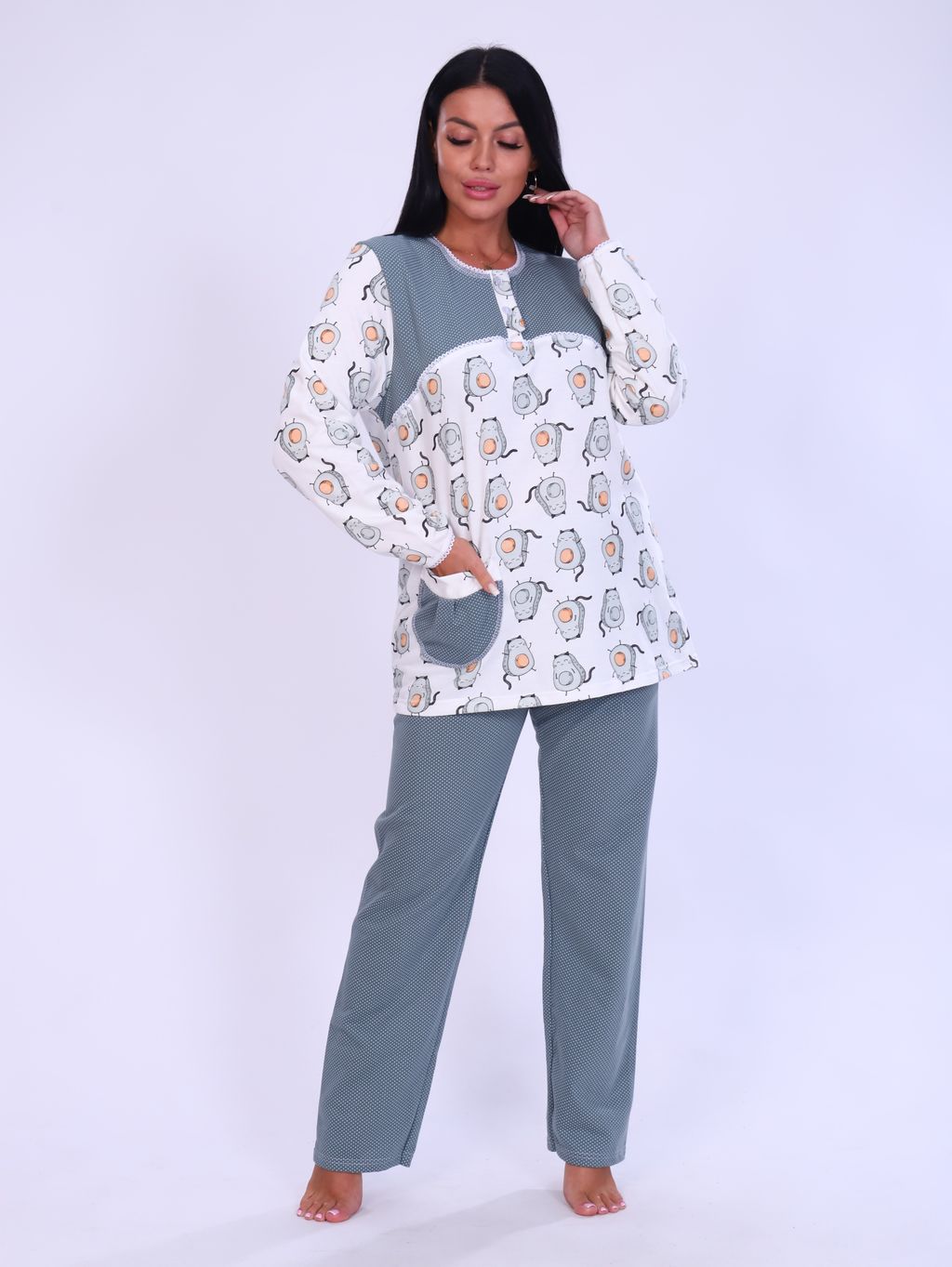 М42 Пижама со светлыми рукавами - Иванушка-трикотаж фото 6