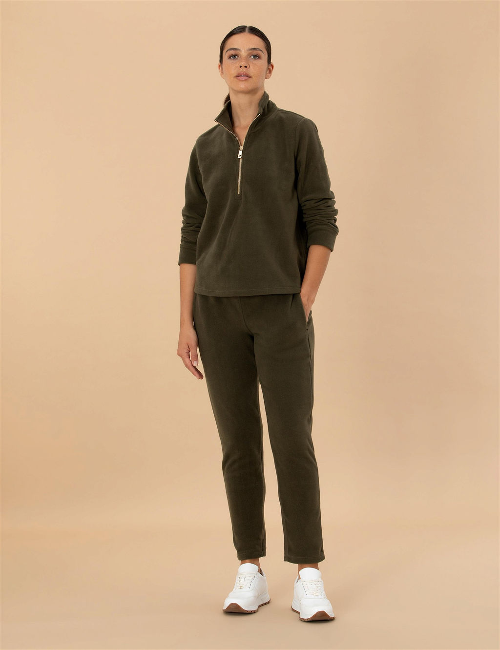 Kahverengi Regular Fit Polar Sweatshirt - Pierre cardin фото 4