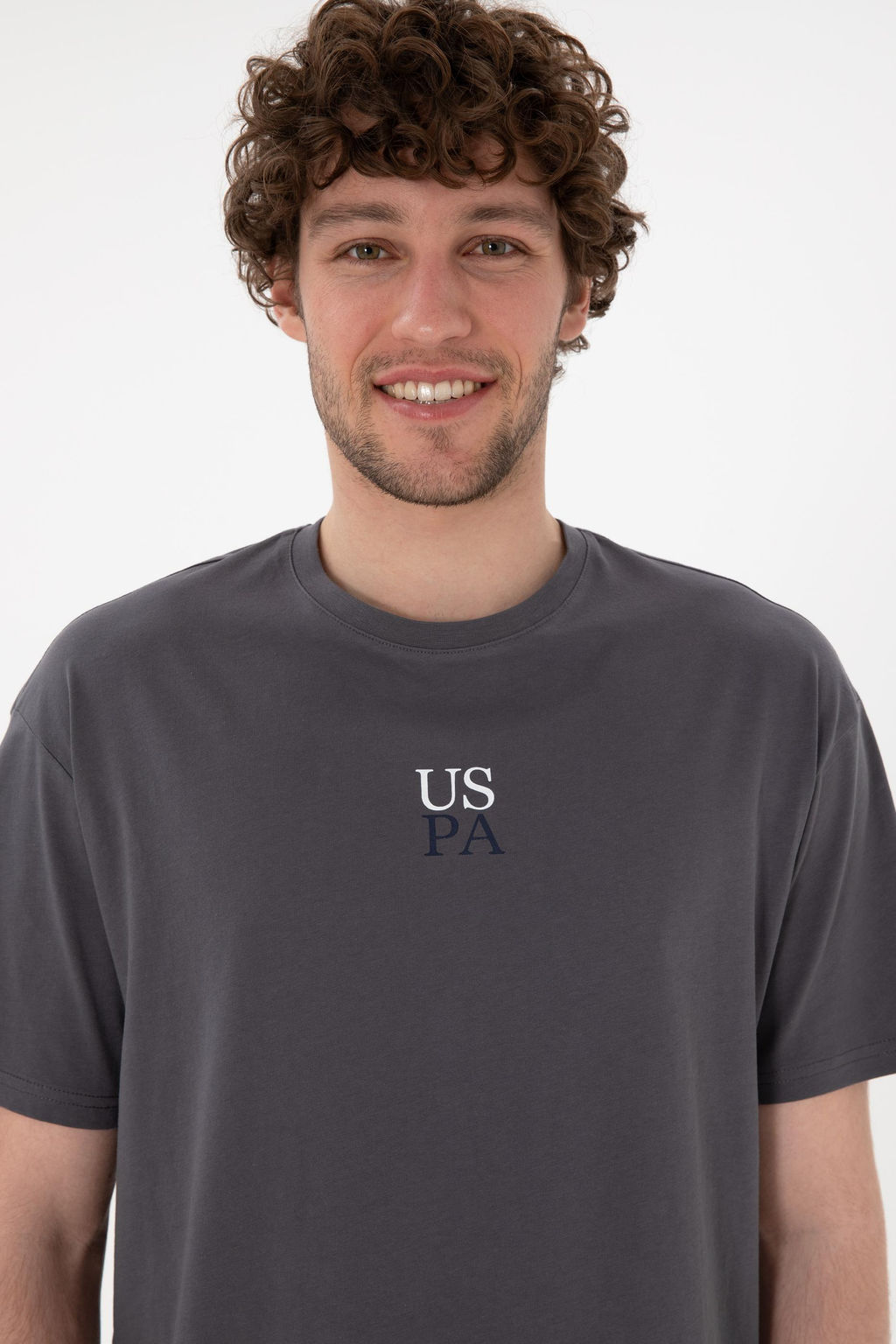 Erkek Comfort Fit Bisiklet Yaka Antrasit Ti__rt Sepette S_rpriz _ndirim - U.s. polo assn фото 3