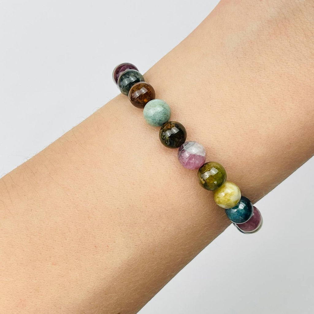 Браслет из Турмалина микс 17 см