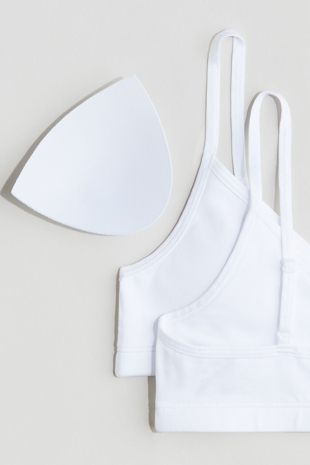 Pack de 2 crop tops con relleno - H&m фото 5