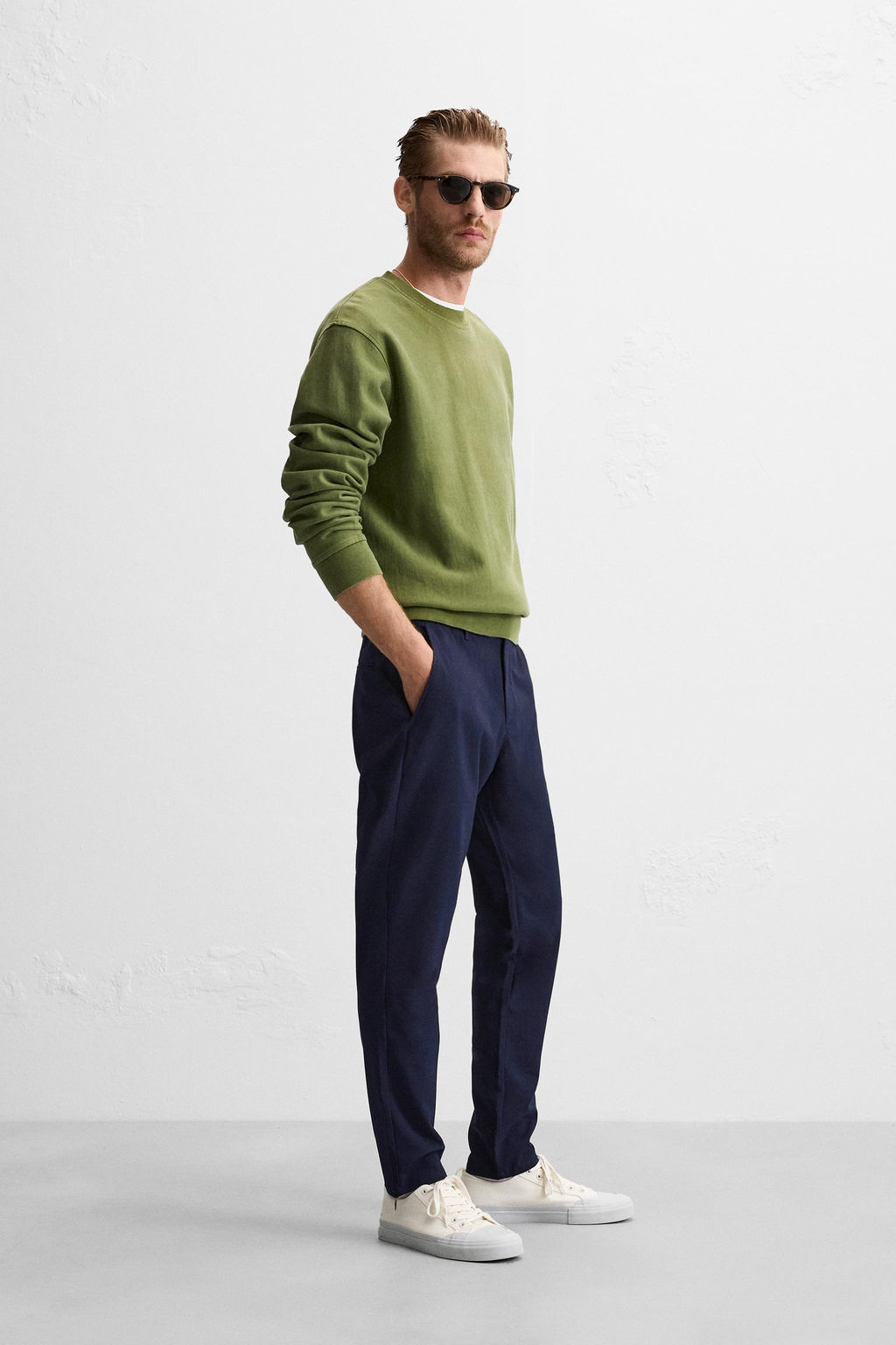 SLIM FIT COMFORT TROUSERS - Zara фото 4