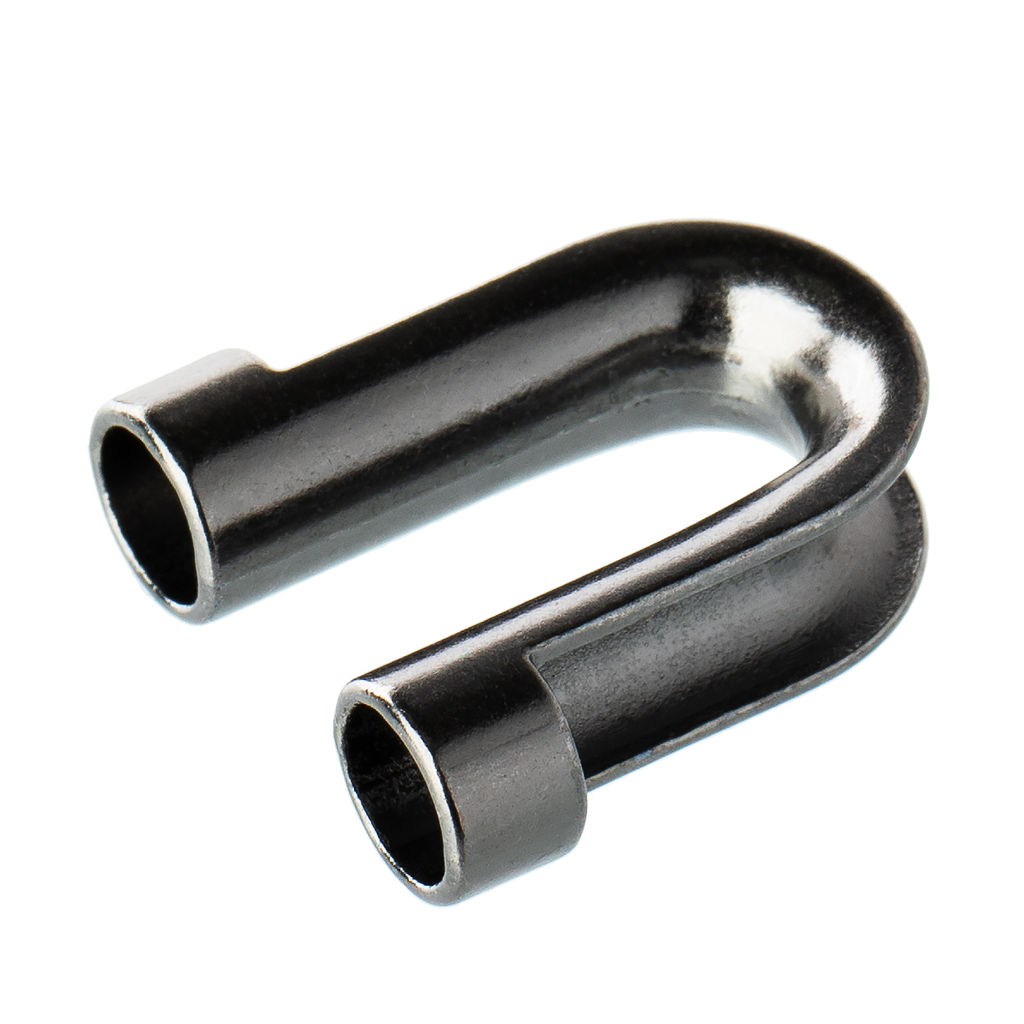 Концевик металл Gamma GB 1657 декоративные в пакете 20 шт №06 под черный никель