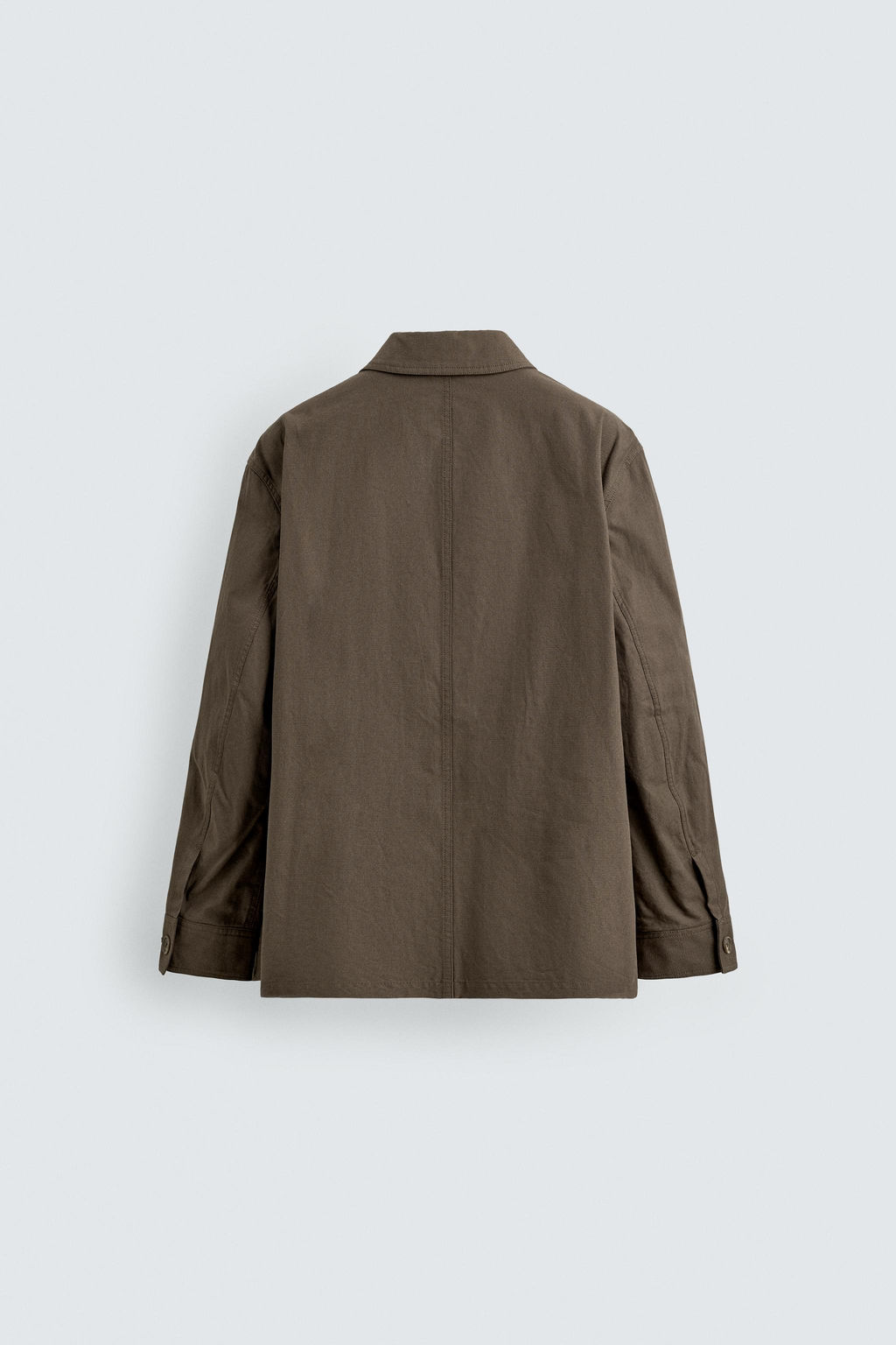 SOBRECAMISA RELAXED FIT ALGOD?N / Marr?n - Zara фото 9