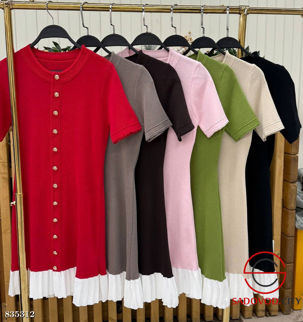 Платье женское с имитацией пуговиц - Bruno фото 8