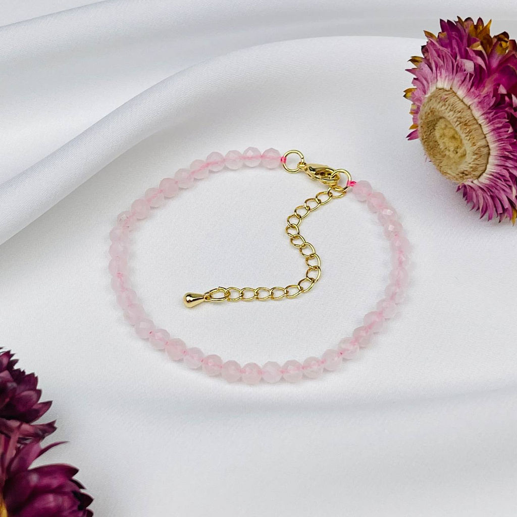 Браслет из Розового кварца - Радуга самоцветов фото 2