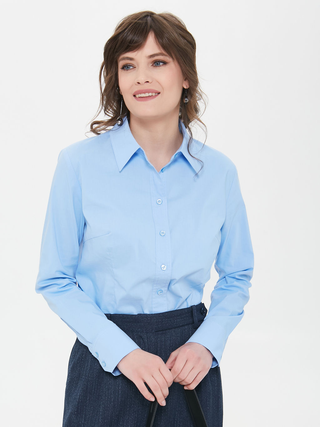 Блузка полуприлегающего силуэта - Stilla фото 2