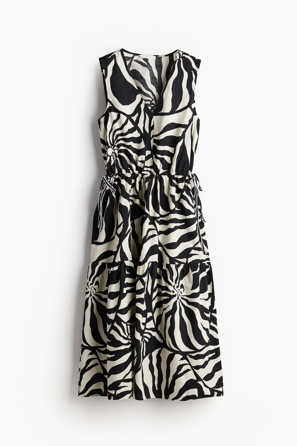 Vestido de algodon con cordon de ajuste - H&m фото 5