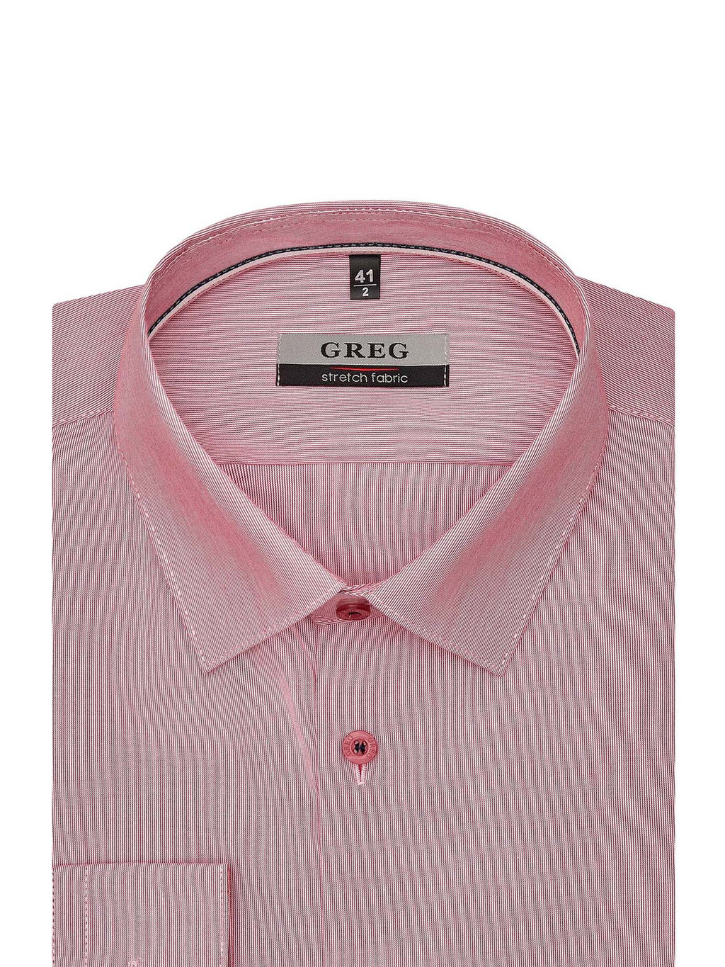 Сорочка мужская длинный рукав GREG 613/237/0205/ZN/1p STRETCH  фото 4