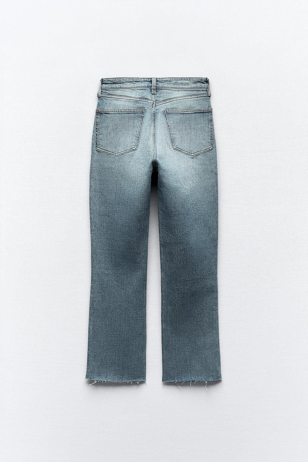 TRF CROPPED FLARE HIGH-WAIST JEANS - Zara фото 2