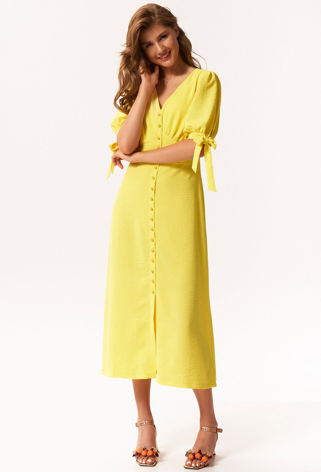 ХИТ! Платье KaVari 1044 желтый