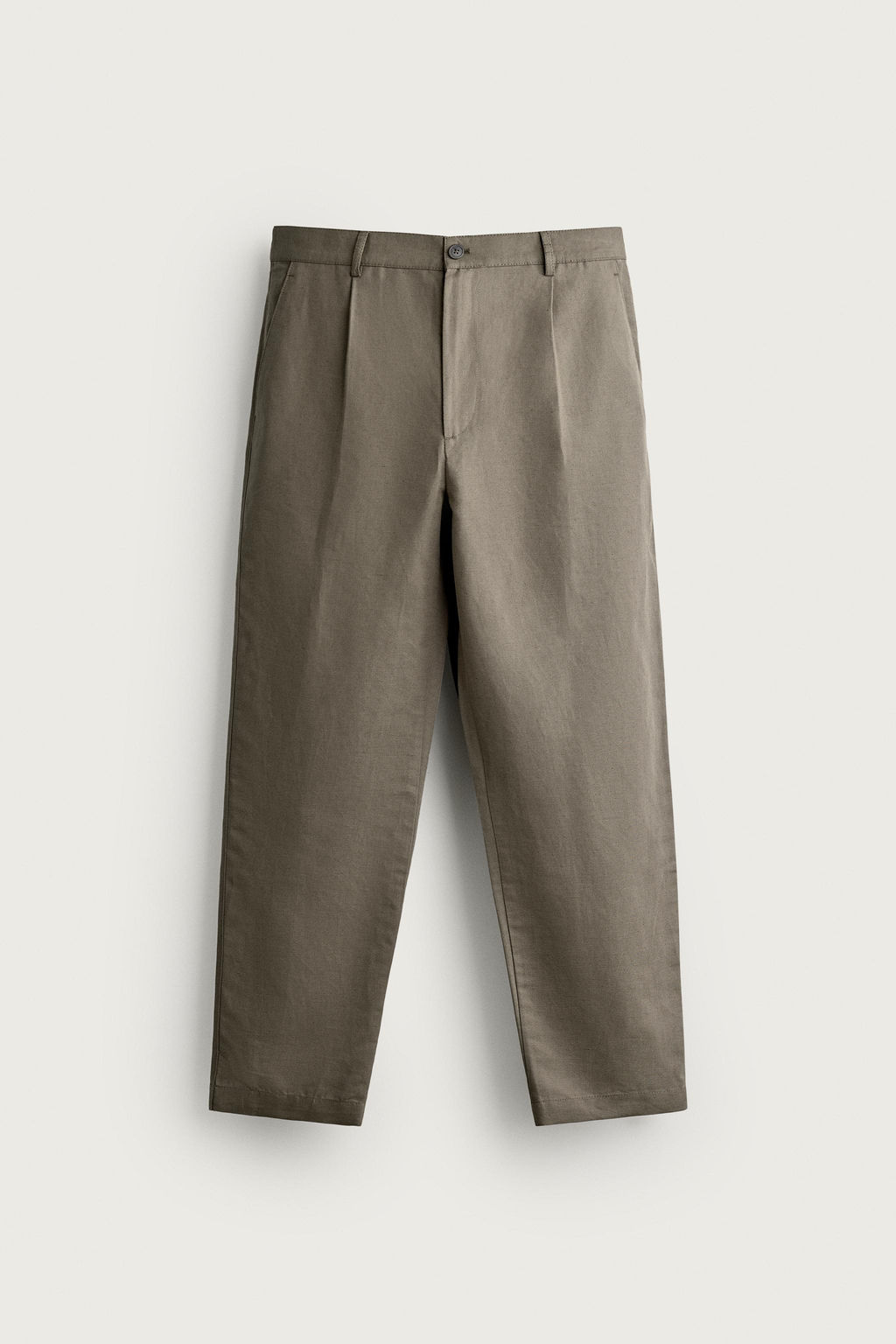 PANTAL?N RELAXED FIT ALGOD?N - LINO / Khaki
