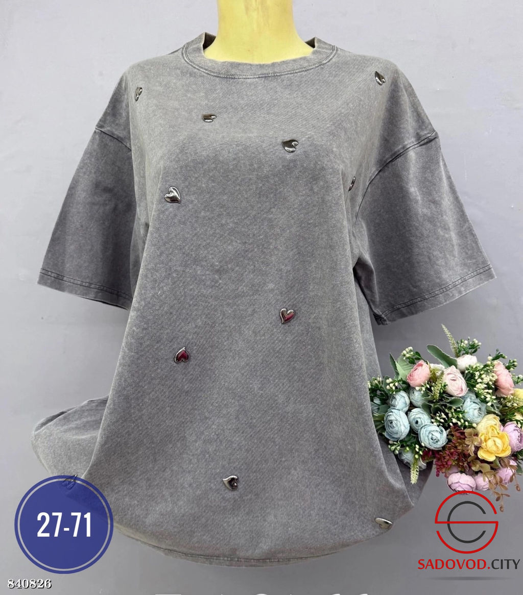 Футболка женская из хлопка