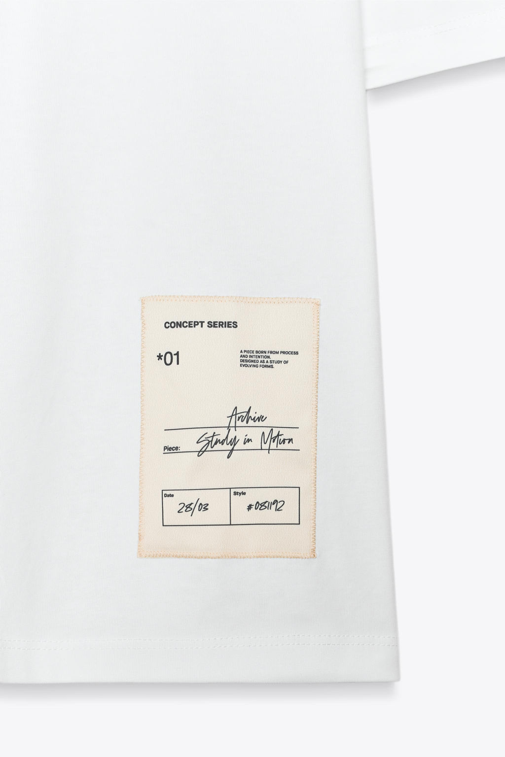 REGULAR FIT LABEL T-SHIRT - Zara фото 8