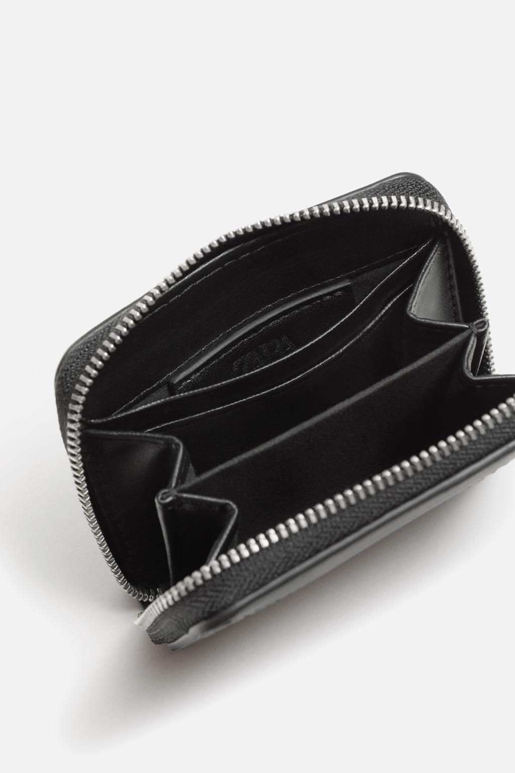 WALLET WITH TOPSTITCHING - Zara фото 4