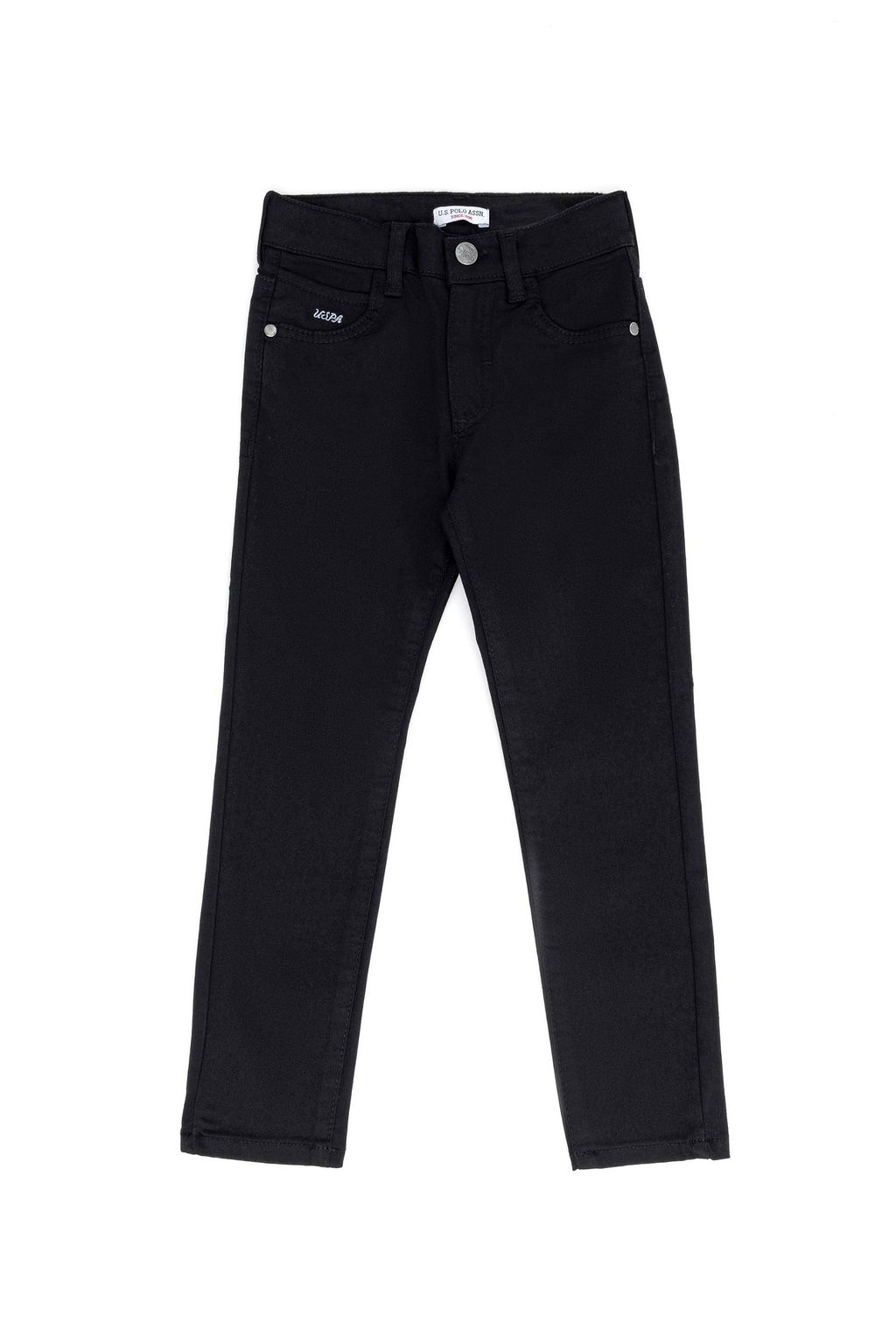 U. S. Polo Assn Черные брюки из плотной ткани для девочек - U.s. polo assn фото 2