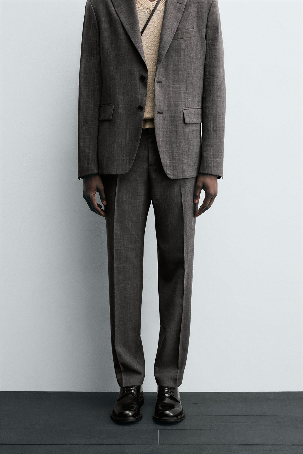 CHECK SUIT TROUSERS - Zara фото 2
