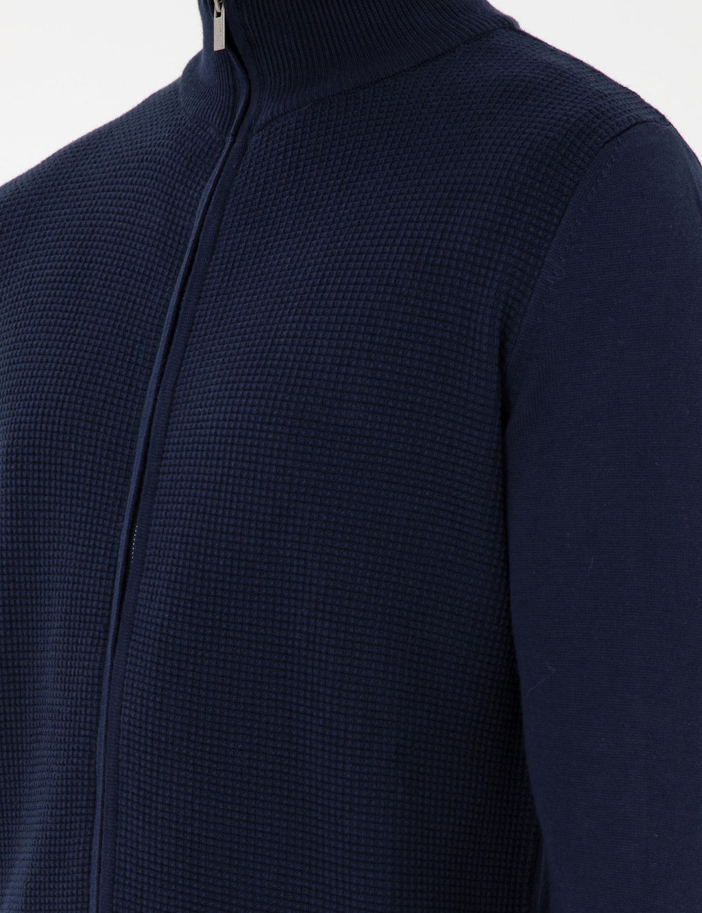 Lacivert Slim Fit Fermuarl_ Triko H_rka - Pierre cardin фото 7