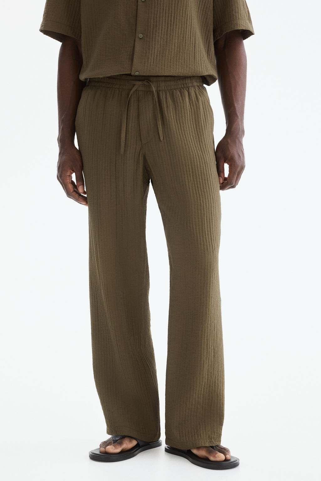 Pantal?n texturizado Relaxed Fit - H&m фото 8