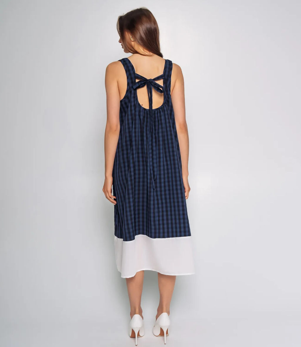 Платье #КТ807 (3), тёмно-синий