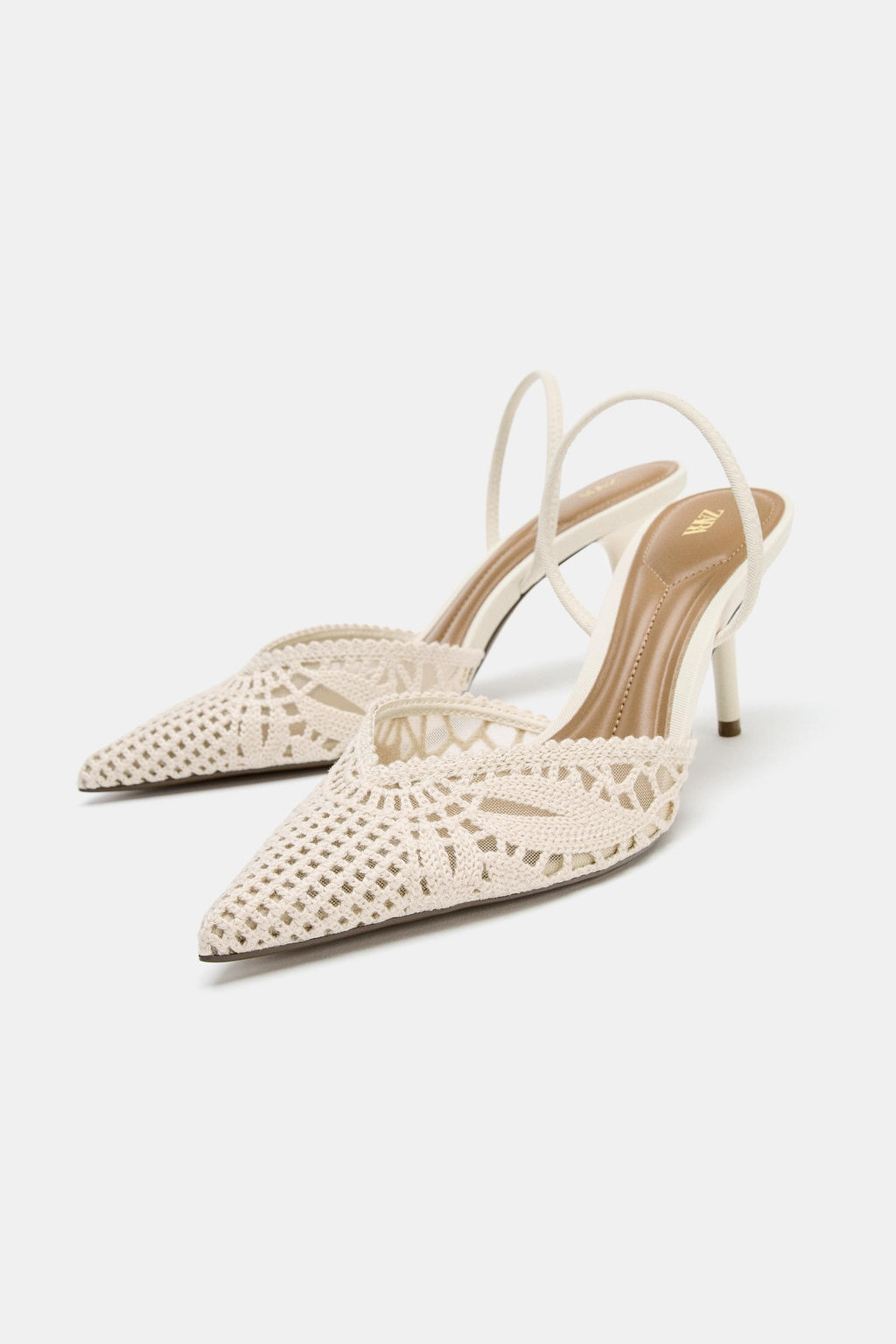 PERFORATED HIGH-HEEL SANDALS - Zara фото 10
