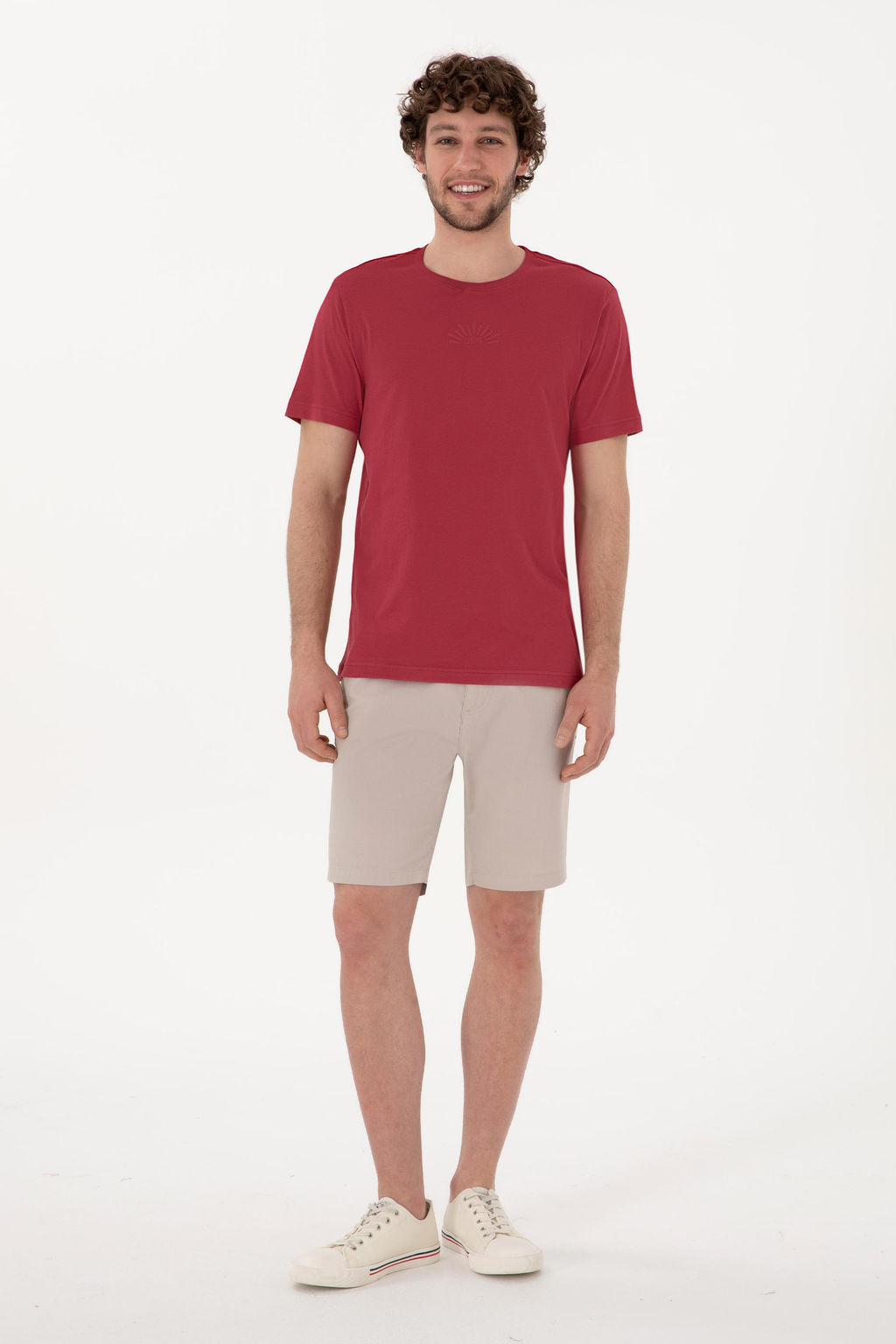 Erkek Regular Fit Bisiklet Yaka Vi_ne Ti__rt Sepette S_rpriz _ndirim - U.s. polo assn фото 4