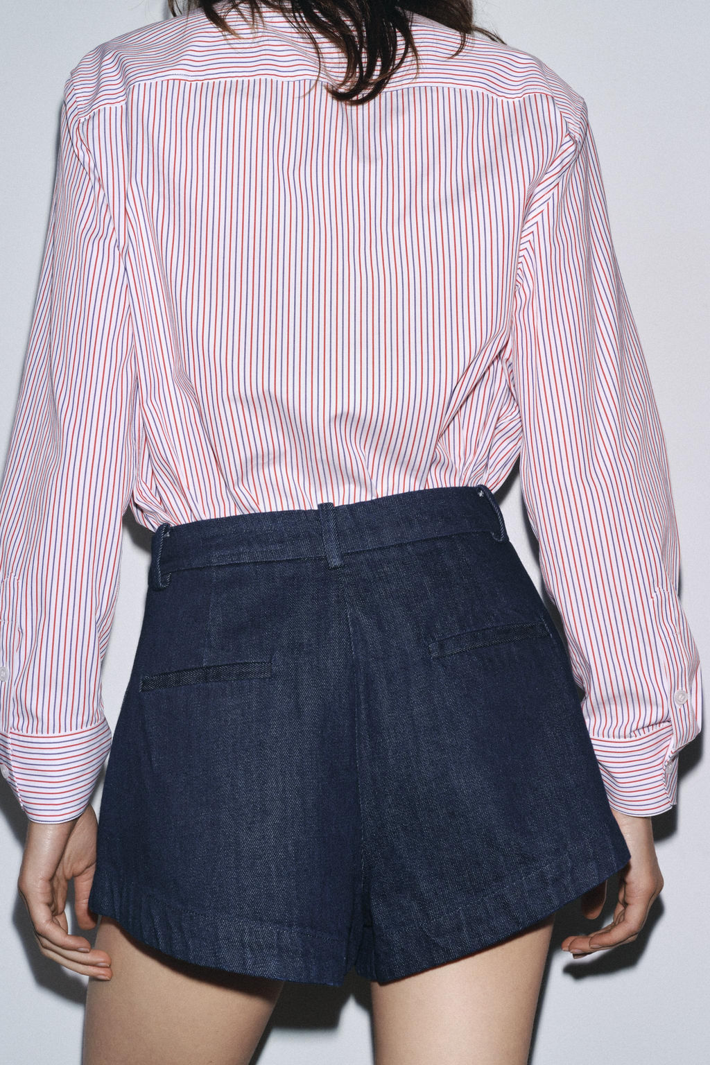 ZW COLLECTION STRIPED POPLIN SHIRT - Zara фото 10