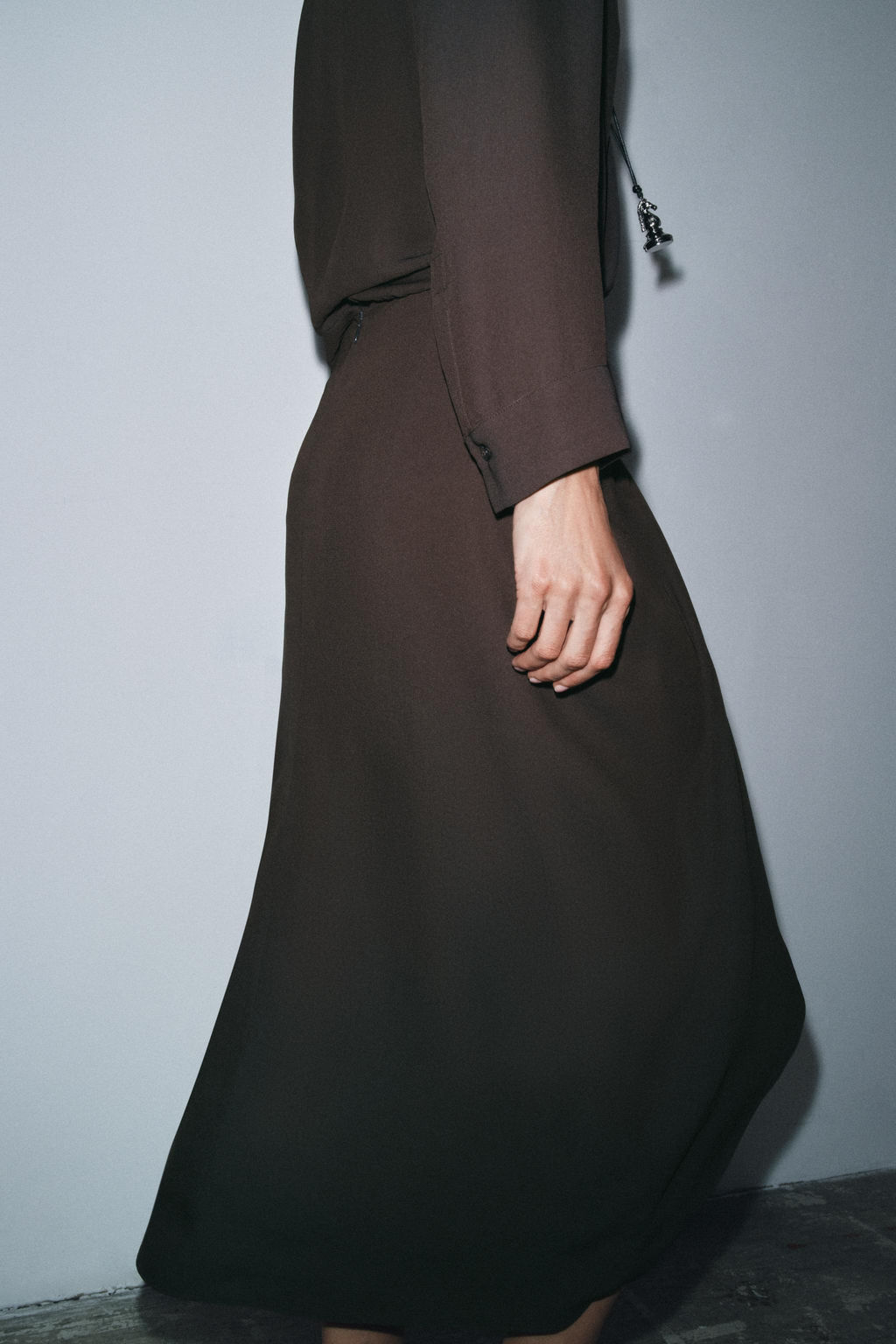 ZW COLLECTION DRAPED DRESS - Zara фото 5