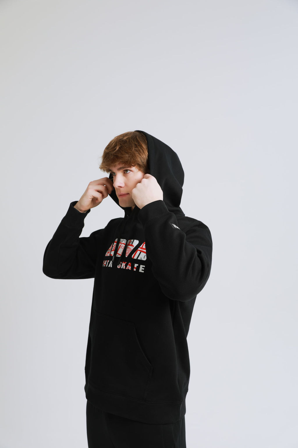 Худи с флисом Чёрный - Anta фото 6