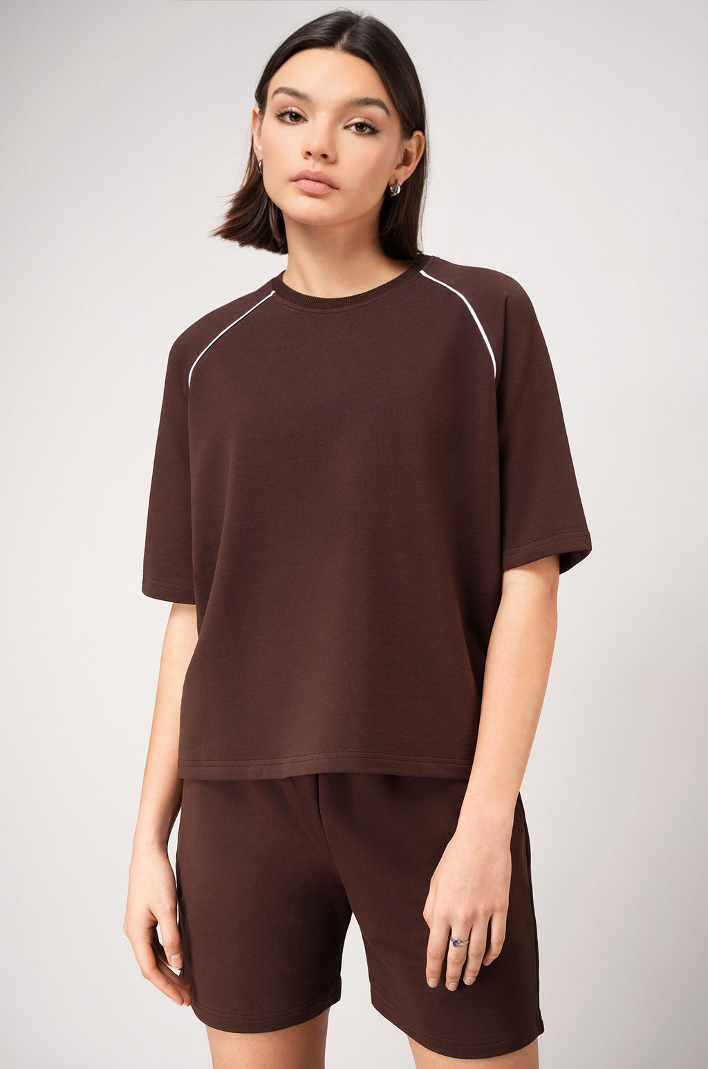 Женский костюм с шортами из футера двухнитки Happyfox  фото 22