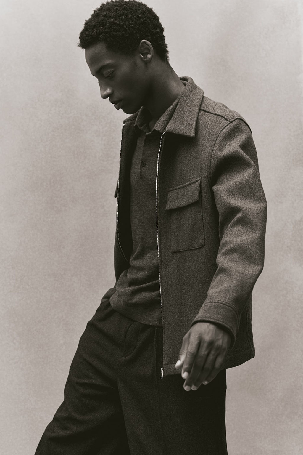 Polo de lana Slim Fit - H&m фото 6