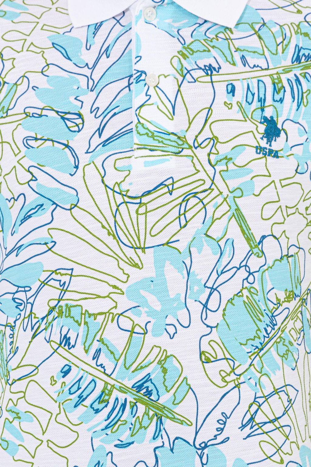 U. S. Polo Assn Мужская футболка-поло Petrol - U.s. polo assn фото 6