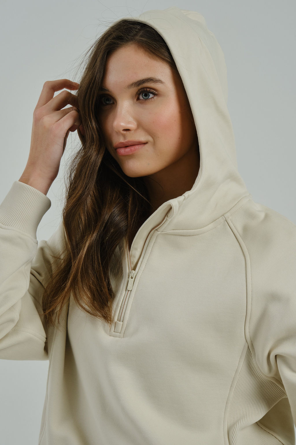 Худи Серый COMMUTE Sweat Hoodie