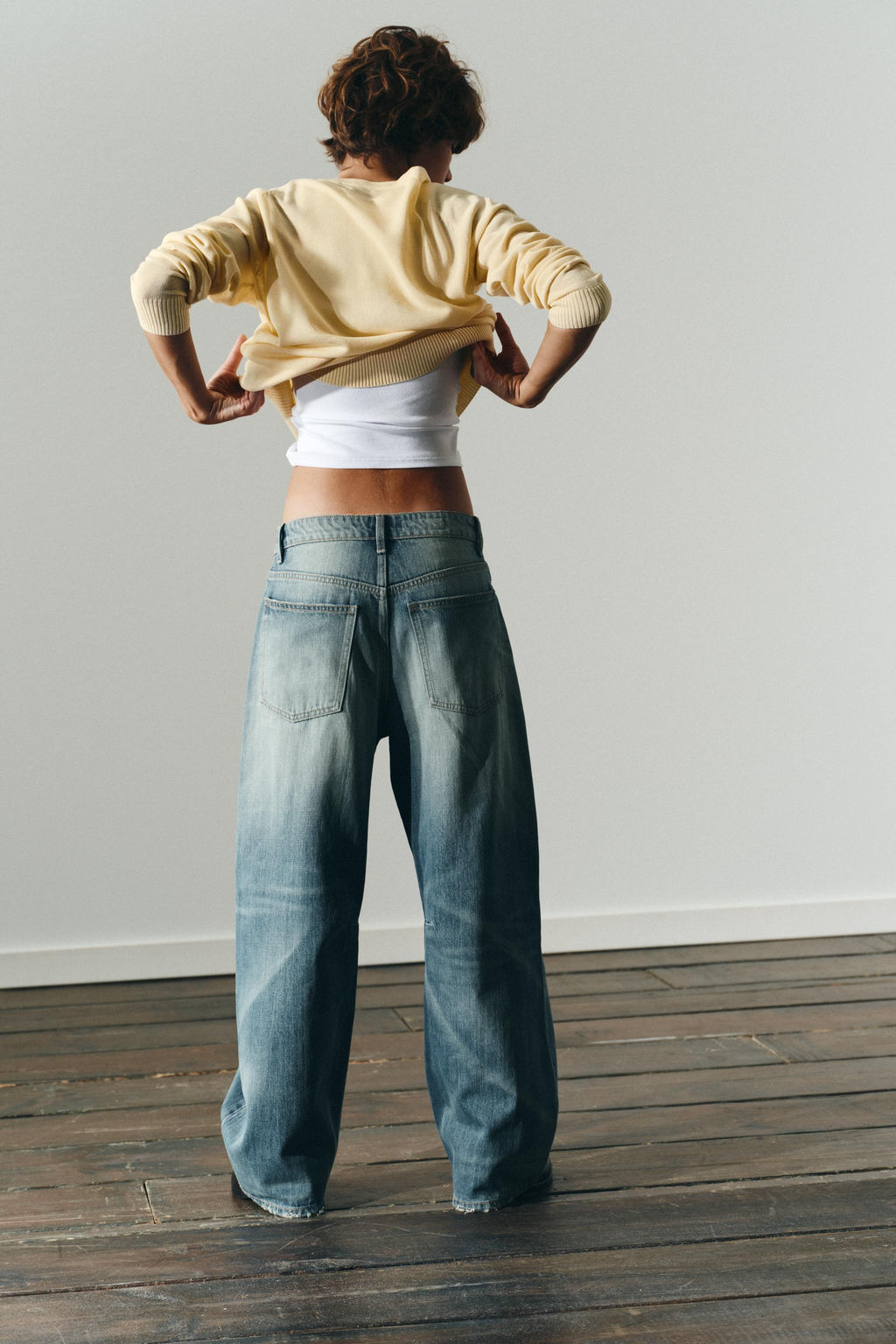 TRF MID-WAIST BAGGY BALLOON JEANS - Zara фото 7