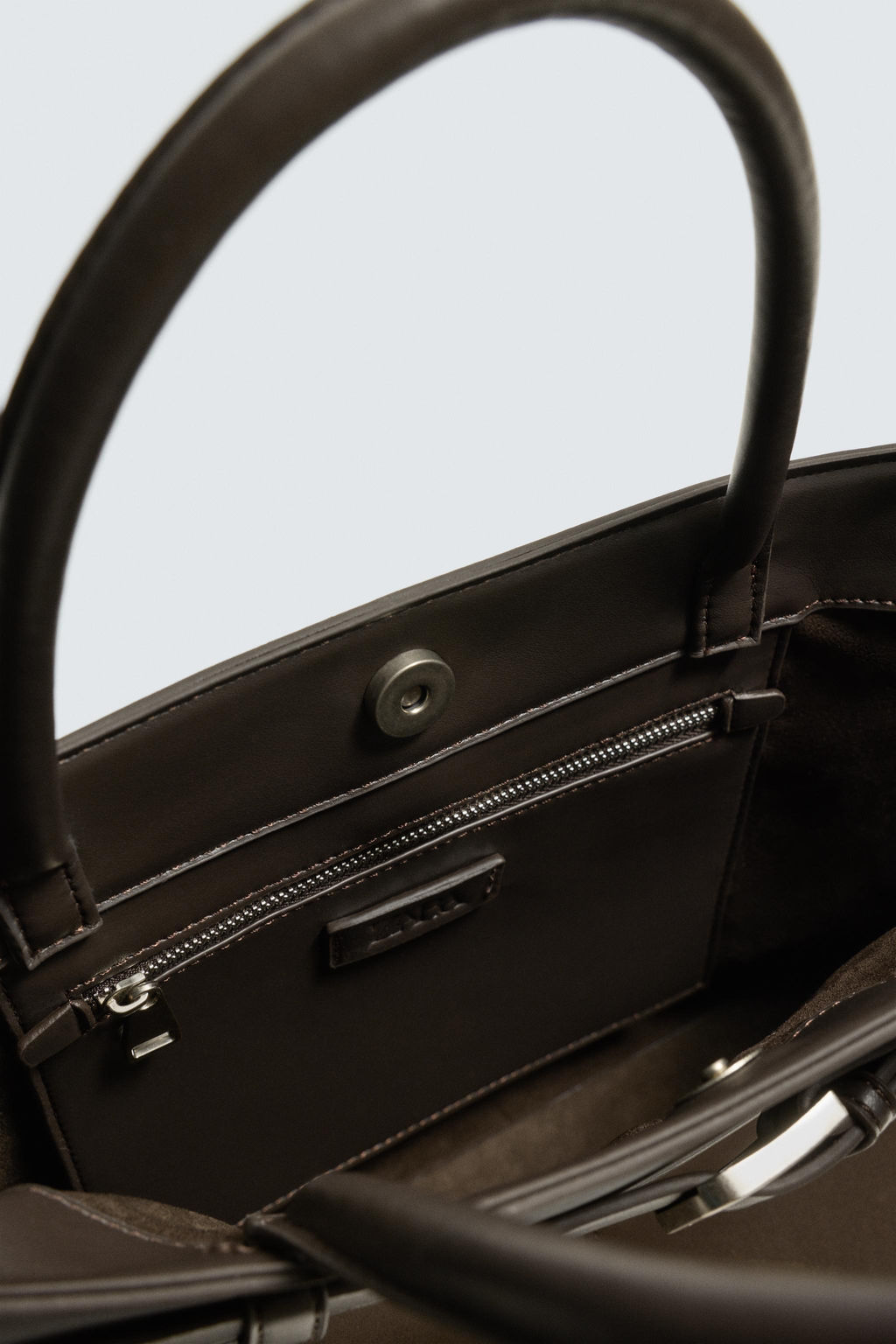 BOLSO COMBINADO CINTUR?N / Marr?n - Zara фото 4