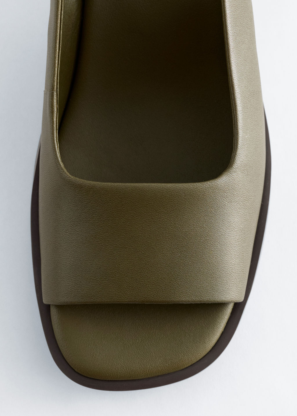 Sandalias de tiras de piel de napa - H&m фото 5