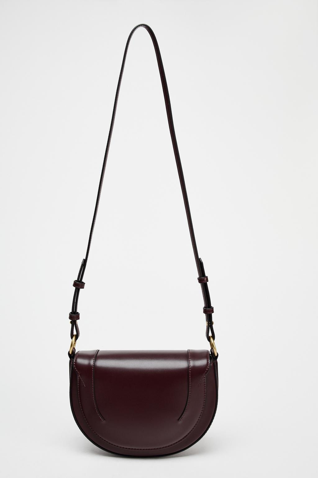 CONTRAST TOPSTITCHING CROSSBODY BAG - Zara фото 7