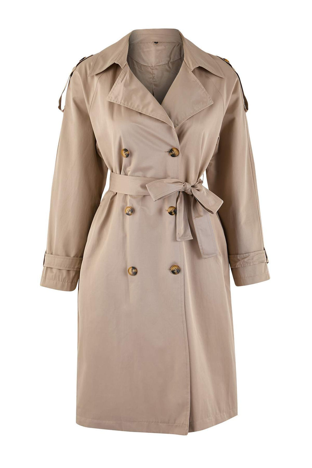 Trendyolmilla Gul Kurusu Regular Kusakl? Trenckot TWOSS20TR0012  фото 11