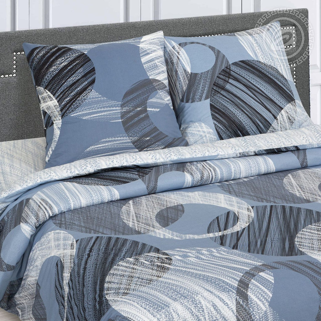 Постельное белье Сириус (поплин DE LUXE) 2,0 сп./Пододеяльник: 1 шт. - 215*175; Простыня: 1 шт. - 215*200; Наволочка: 2 шт. - 70*70; DE LUXE - Артпостель фото 2