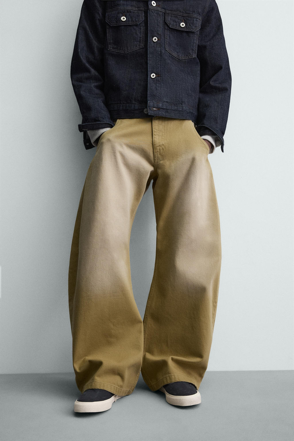 WASHED BALLOON FIT JEANS - Zara фото 15