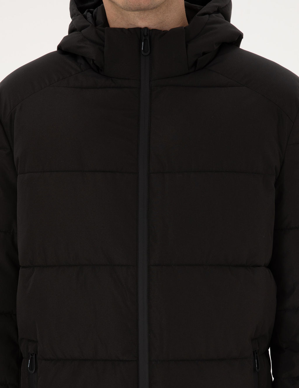 Siyah Kap__onlu Mont - Pierre cardin фото 7