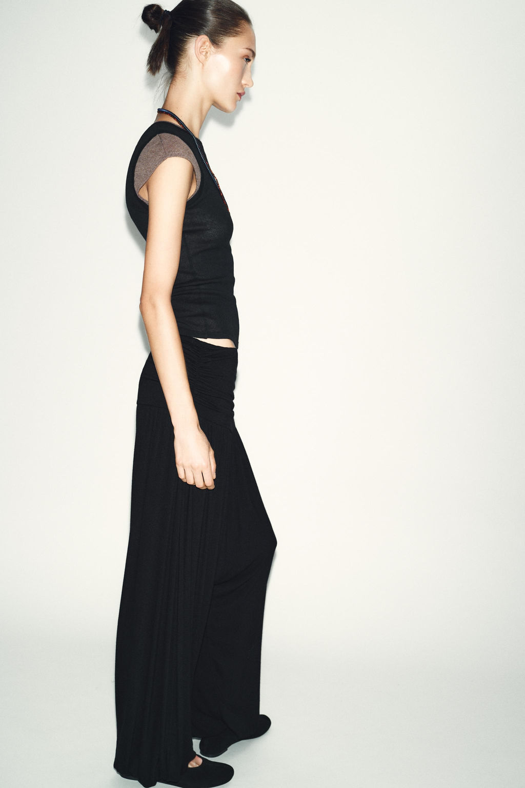 DOUBLE CONTRAST EFFECT TOP - Zara фото 4