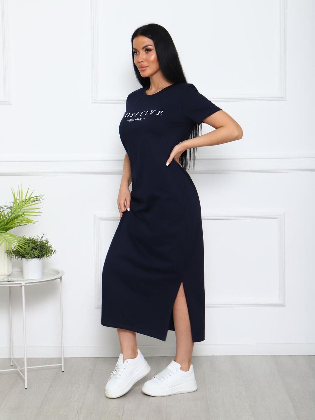 IV-CAPRIZ Актив - платье синий