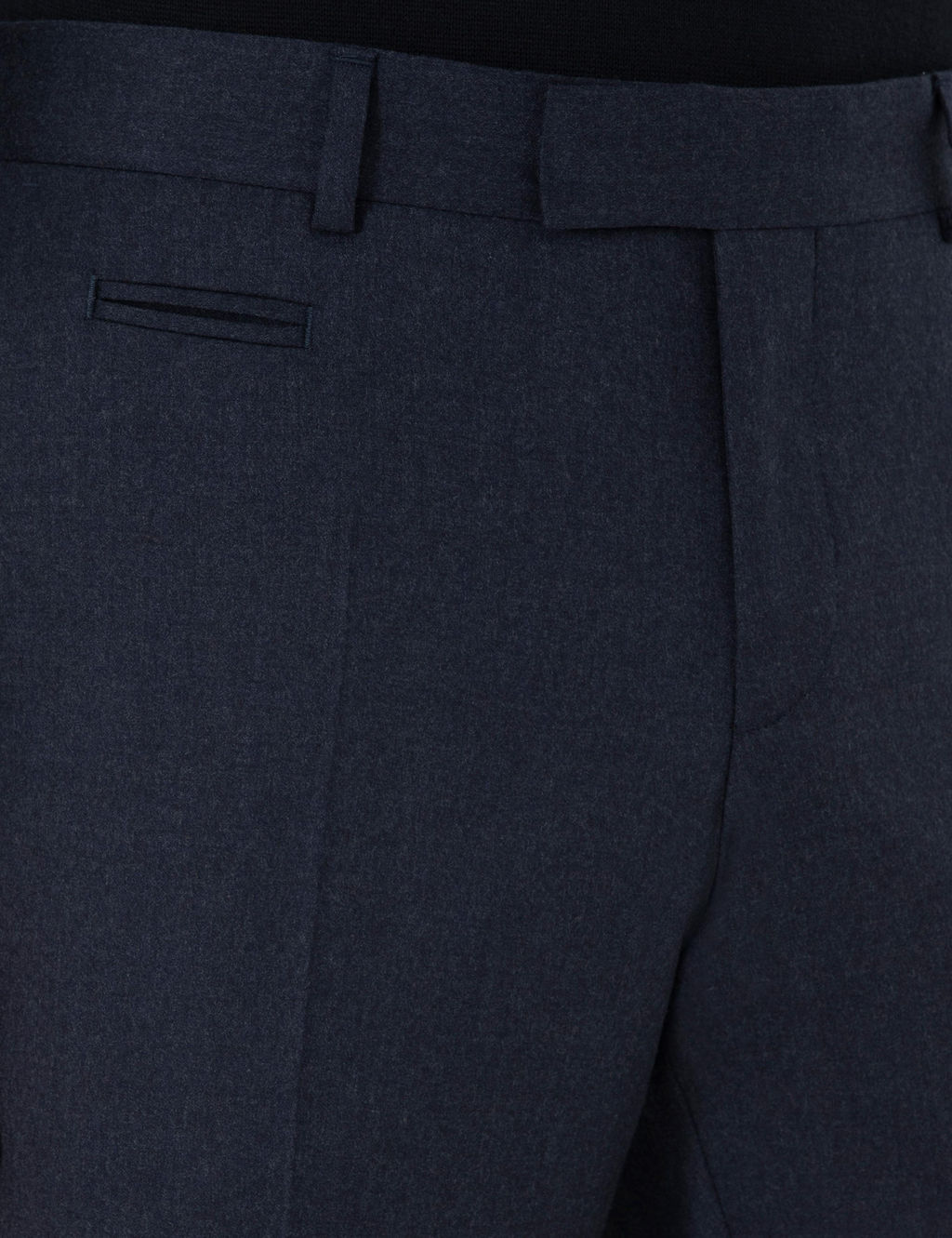 Тканевые брюки узкого кроя темно-синего цвета - Cacharel фото 5
