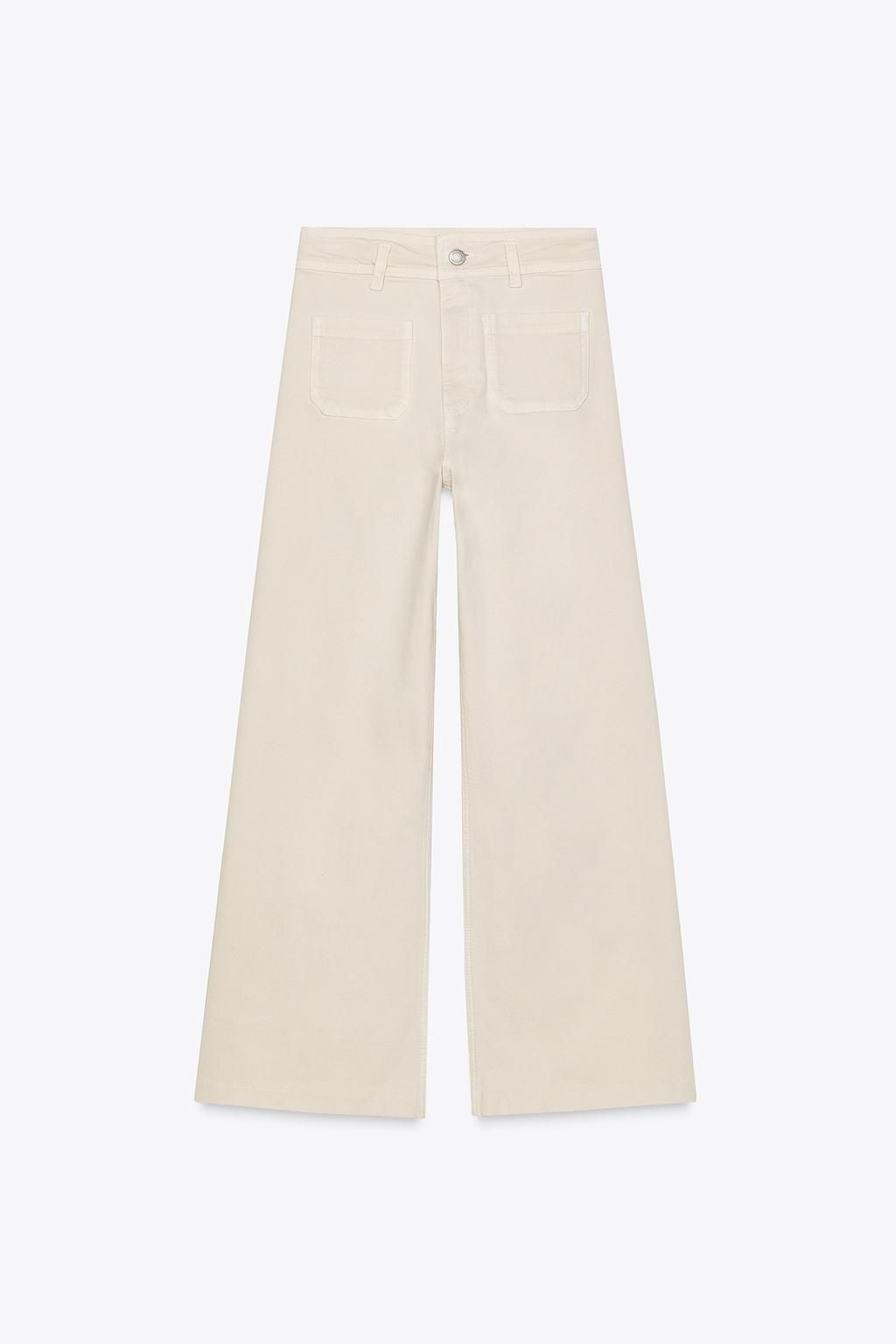 ZW COLLECTION WIDE-LEG HIGH-WAIST JEANS - Zara фото 30