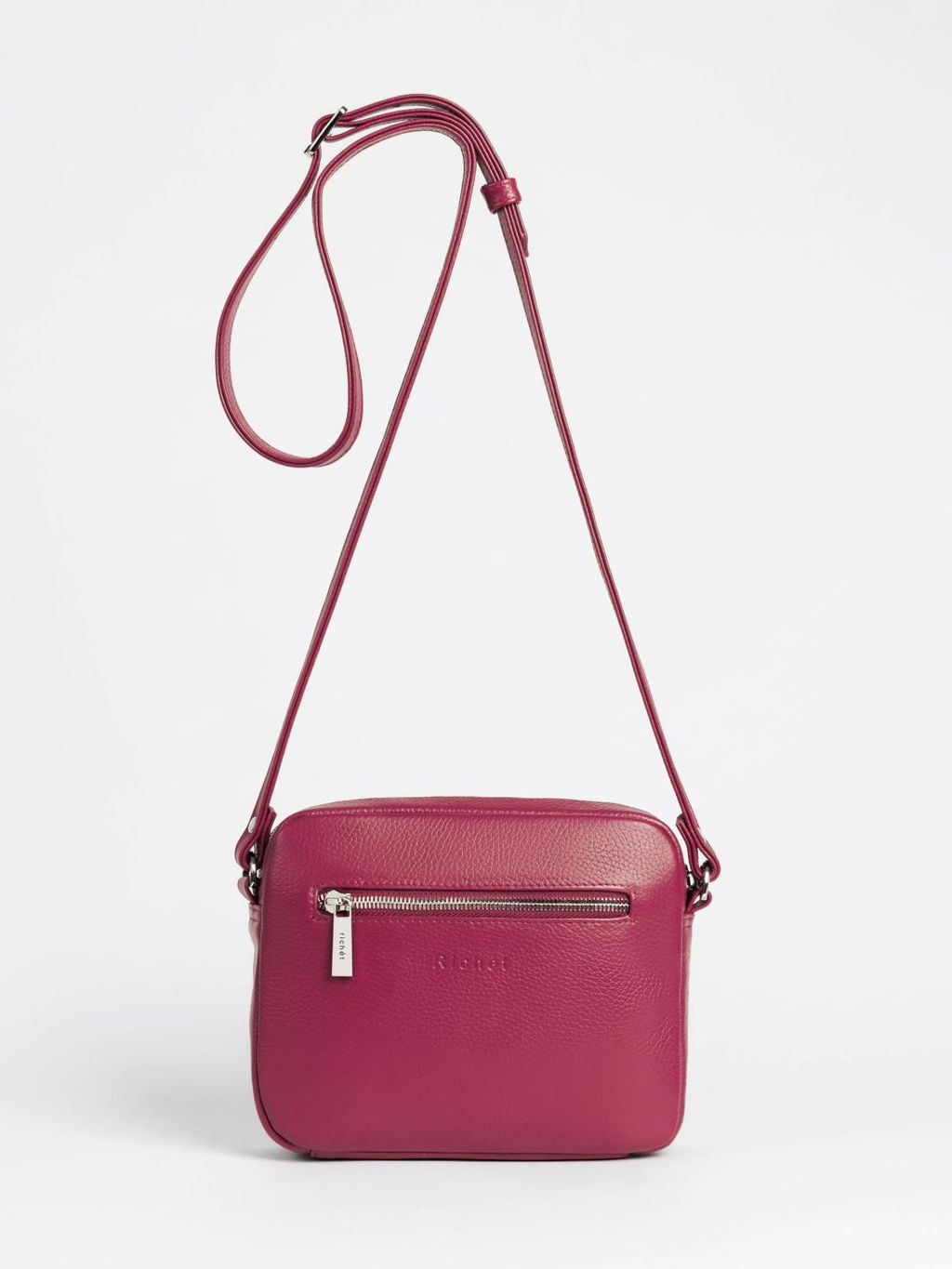 Женская кожаная сумка Richet 3117LN 777 Розовый