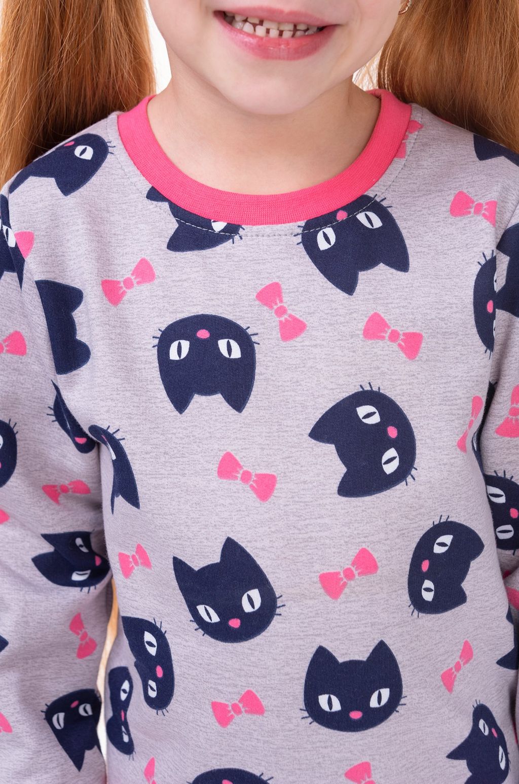 Пижама из футера двухнитки с начесом для девочки Bonito  фото 5